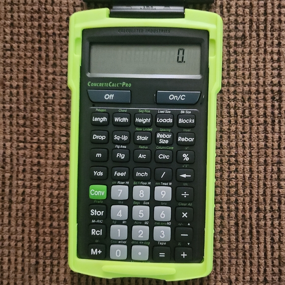 Calculated Industries ConcreteCalc Pro Advanced *NEW - Picture 5 of 11